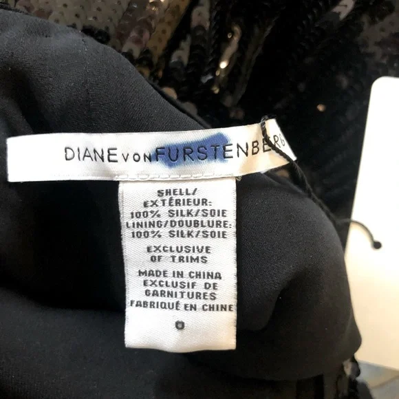 DVF Diane Von Furstenberg Sequin Formal Dress - Picture 3 of 3